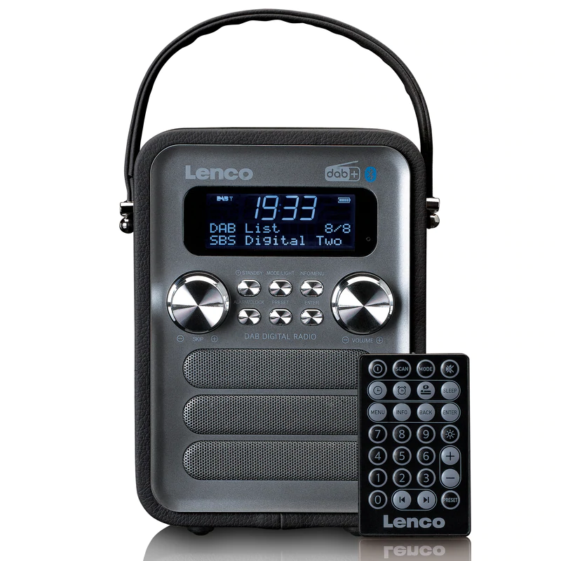 Se Lenco PDR-051 DAB+ Radio (Sort/Sølv) hos Drum City