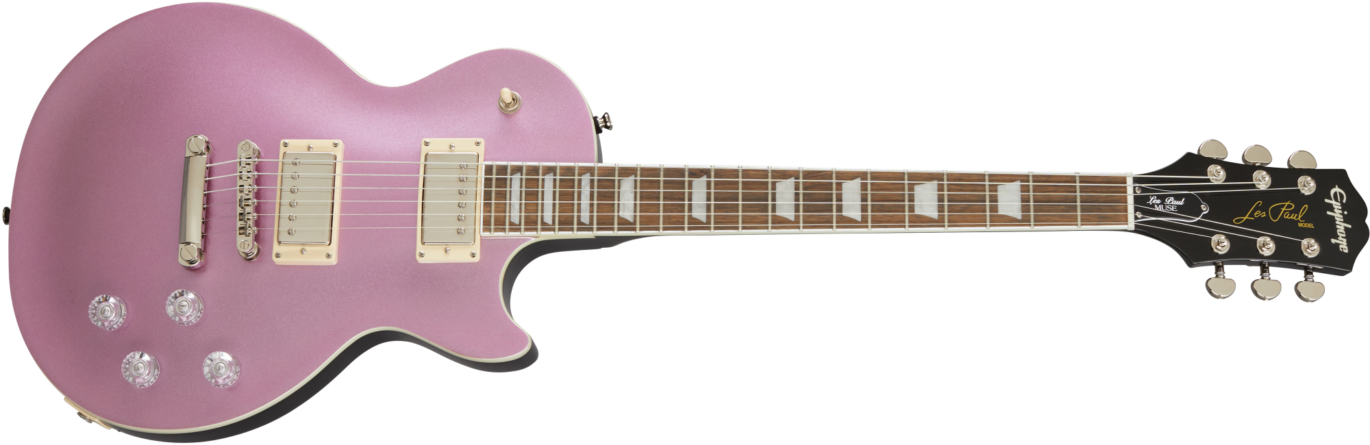Se Epiphone Les Paul Muse El-guitar (Purple Passion Metallic) hos Drum City