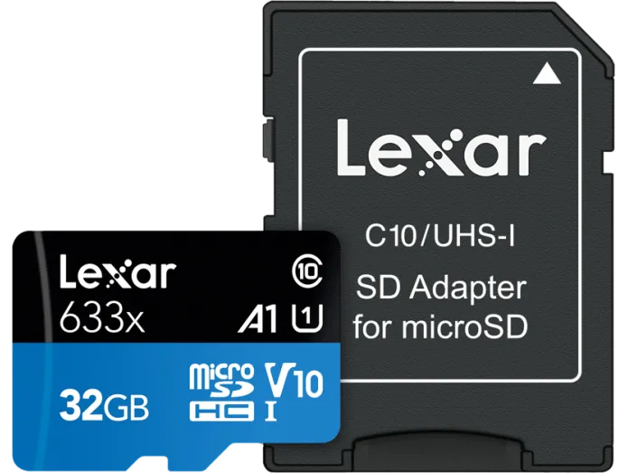 Lexar 633X microSDHC/SDXC 32GB Micro SD kort
