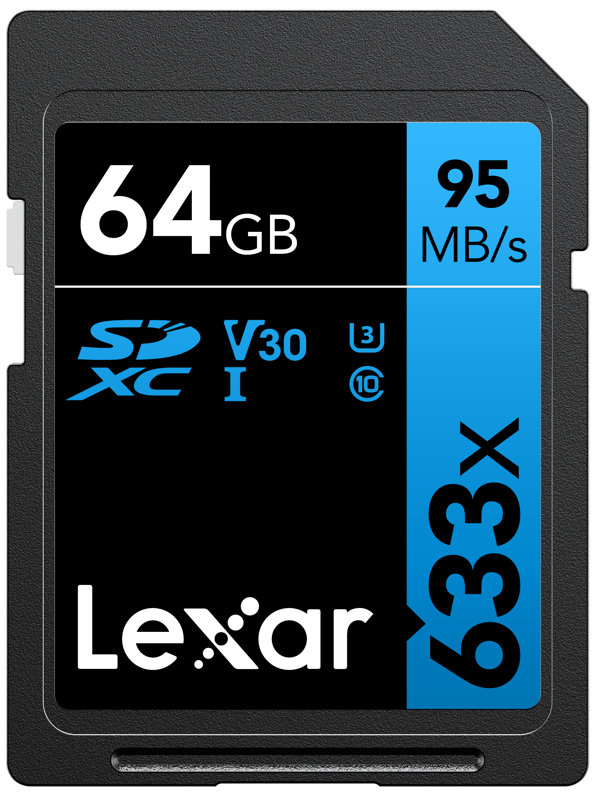 Lexar 633X SDHC/SDXC 64GB SD Kort
