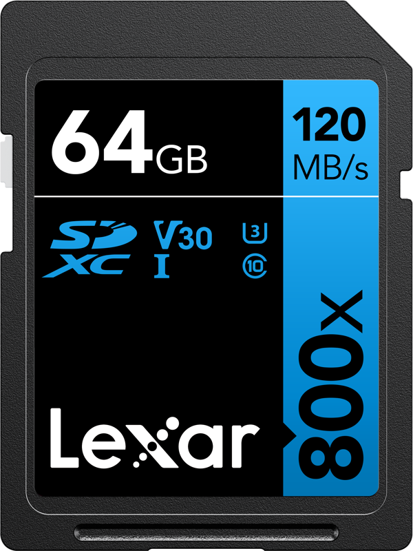 Lexar Professional 800x SDXC UHS-I SD-kort