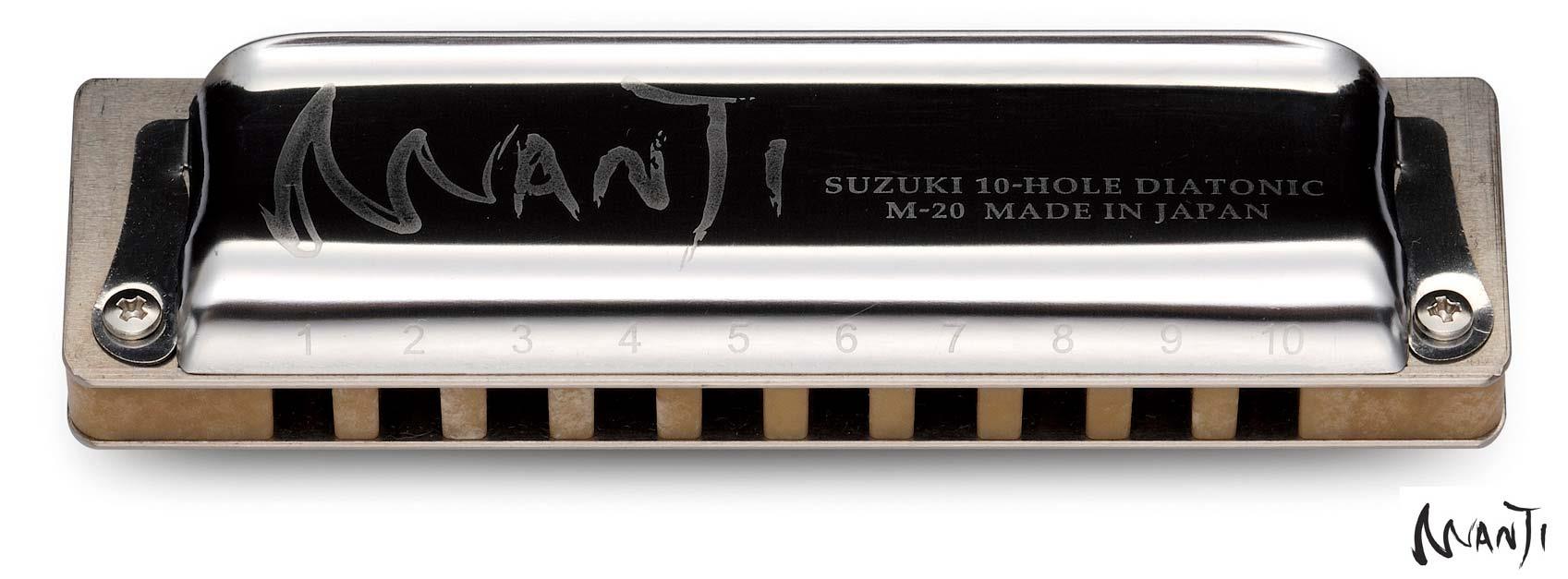 7: Suzuki Manji Standard M-20 Diatonisk Mundharmonika (A)