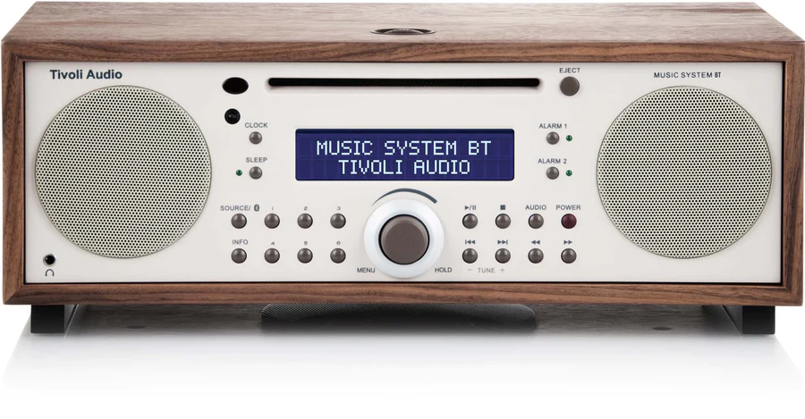 Se Tivoli Audio Music System Bluetooth (Valnød) B-STOCK hos SoundStoreXL.dk