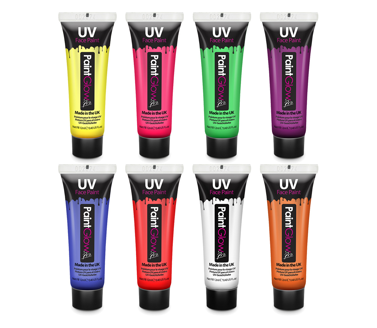 UV Maling til Ansigtet og Kroppen (12ml) Neon Pink