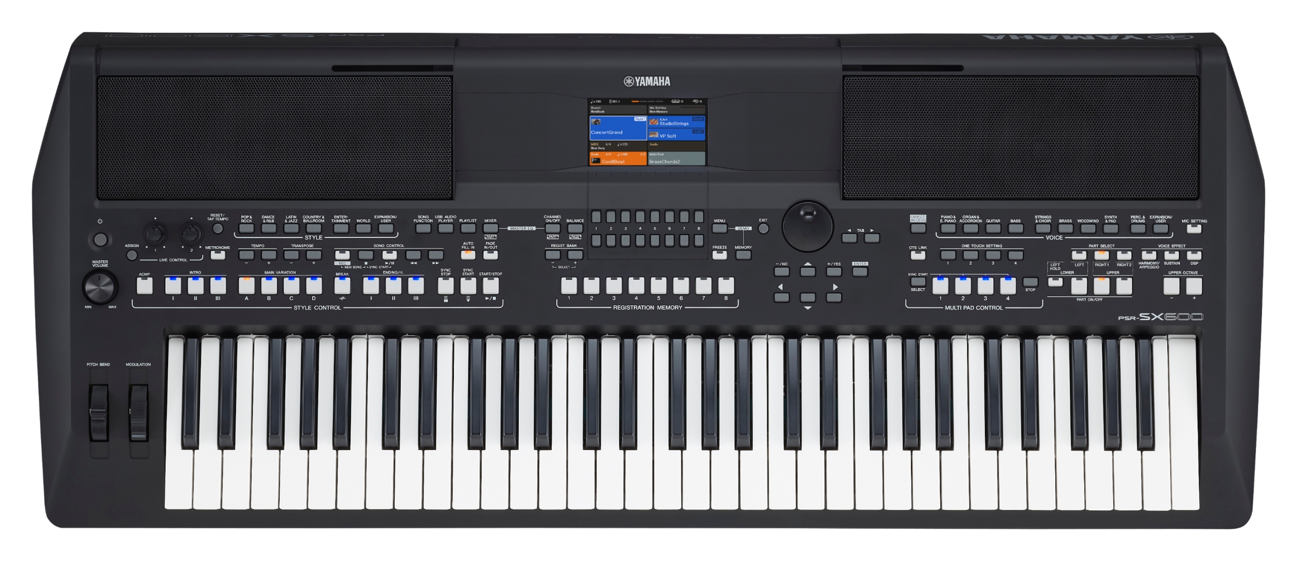 Yamaha PSR-SX600 Keyboard (Sort)