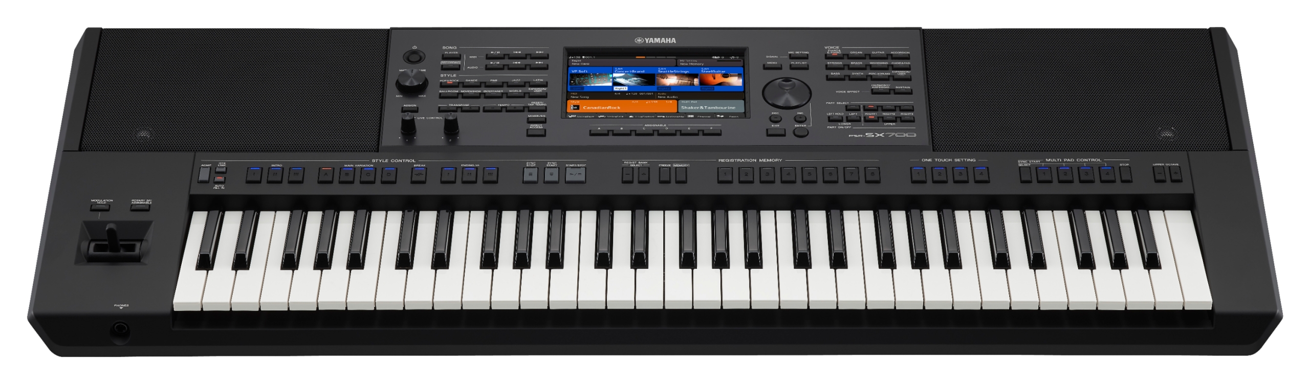 Billede af Yamaha PSR-SX700 Keyboard (Sort)