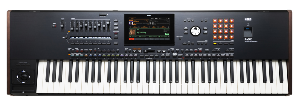 Se Korg PA5X-76 Arranger Keyboard (Sort) hos Drum City
