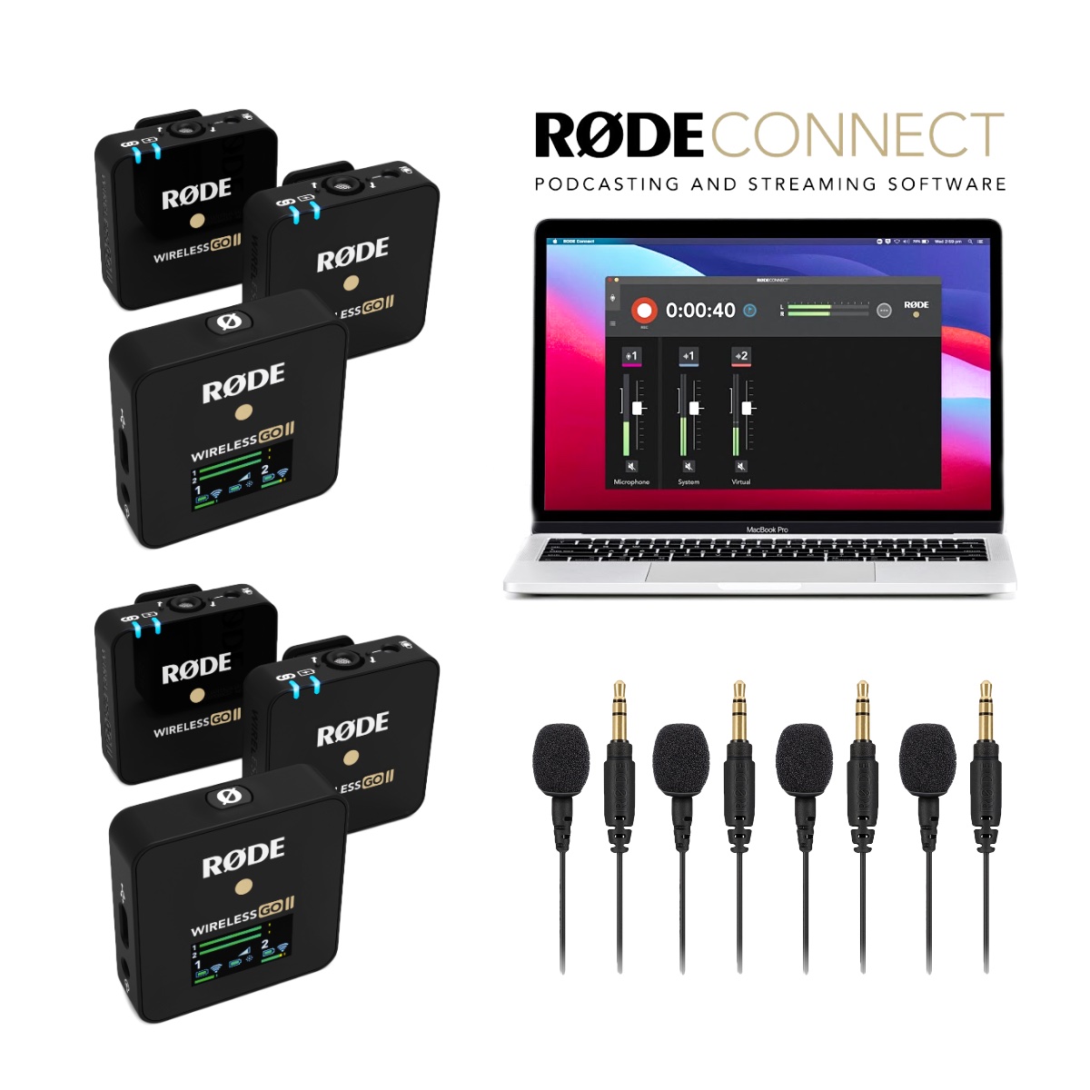 RØDE Connect Wireless GO II Starter Kit
