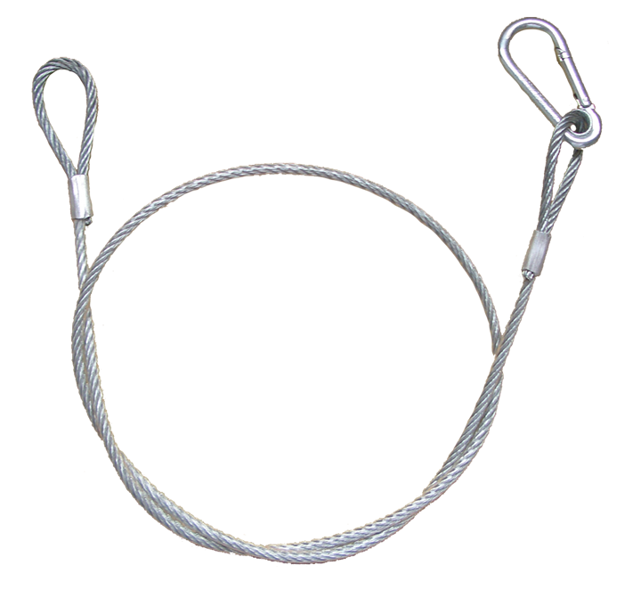 Ibiza Safety wire 87 cm (15 Kg) 2mm 