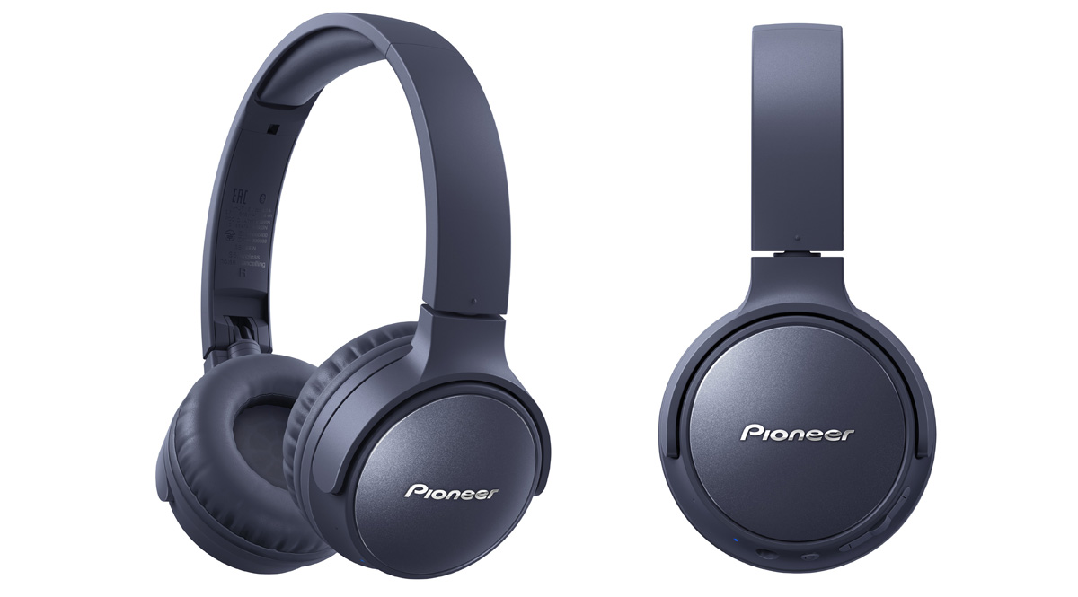 Pioneer SE-S6BN Støjreducerende Bluetooth Høretelefoner (Sort) Blå