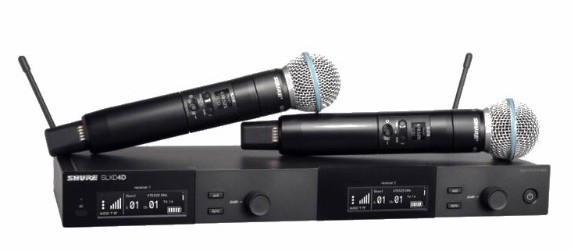 Shure SLXD24DE/B58-J53 Trådløst Mikrofon System (562-606Mhz)