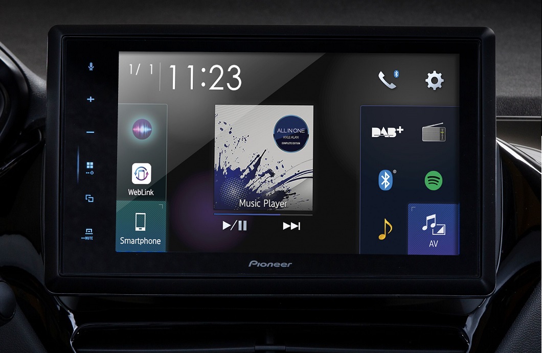 Se Pioneer SPH-EVO82DAB-208 Apple CarPlay, DAB Radio og Bluetooth hos Drum City