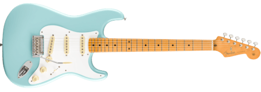 Se Fender Vintera '50s Stratocaster Modified El-guitar (Daphne Blue) hos Drum City