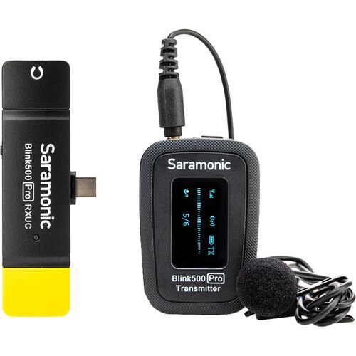 Se Saramonic Blink 500 Pro B5 Trådløs Videomikrofon (USB-C) - B-stock hos SoundStoreXL.dk