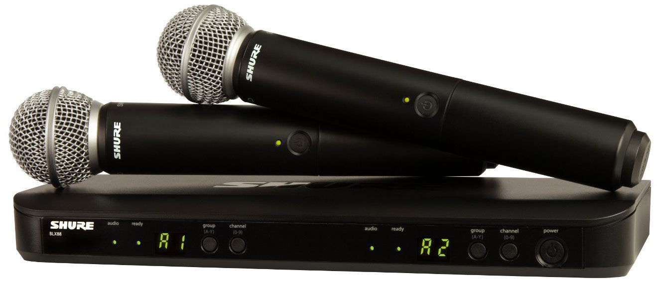 Shure BLX288 SM58 Trådløs Mikrofon (S8)
