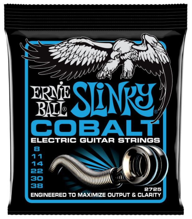 Ernie Ball Slinky Cobalt Guitarstrenge (El-Guitar)  Extra Slinky 008-038