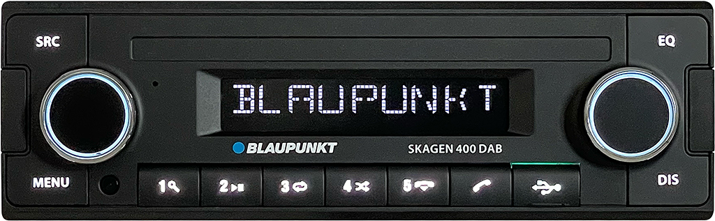 Se Blaupunkt Skagen 400 DAB Bilradio m. DAB, Bluetooth, FM og DAB+ hos Drum City