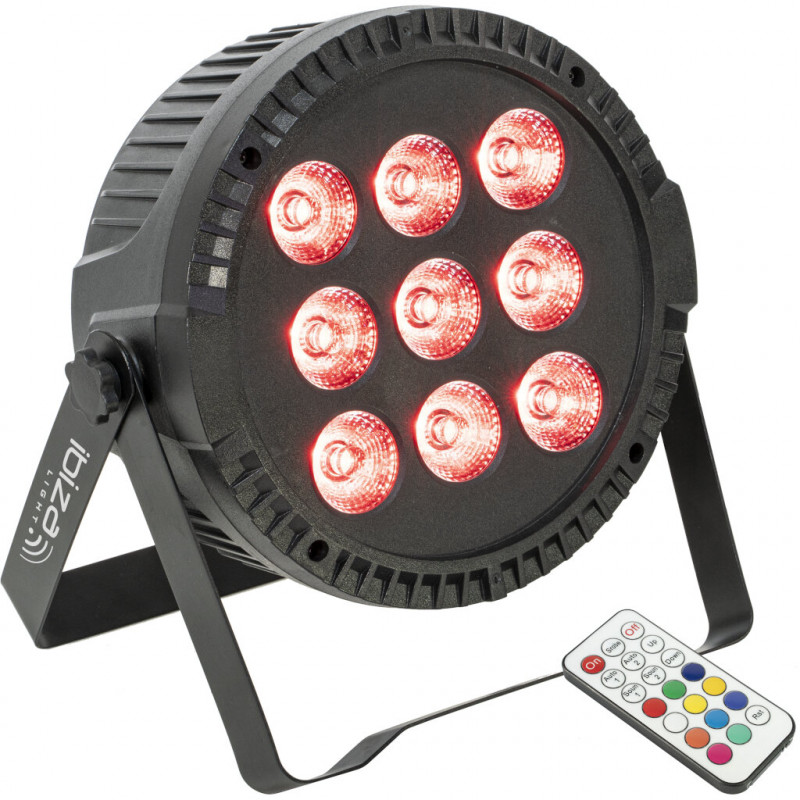Ibiza ThinPar LED Spot RGBW (9x6W)