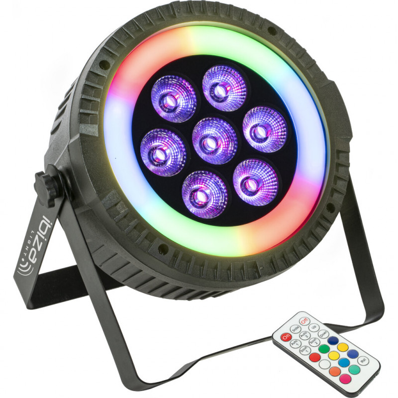 Se Ibiza ThinPar LED-Ring (7x6W) hos Drum City