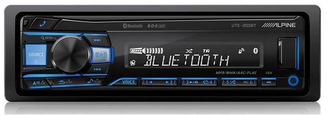Billede af ALPINE UTE-200BT Bilradio m. Bluetooth og USB hos Drum City