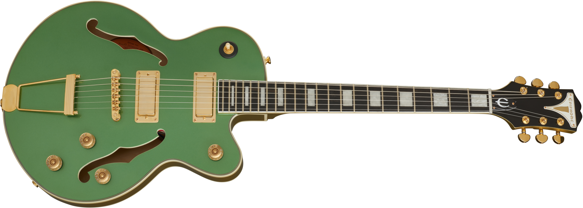 Billede af Epiphone Uptown Kat ES El-guitar (Emerald Green Metallic)