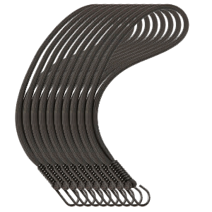 Spannfix Elastic (10 st) - svart