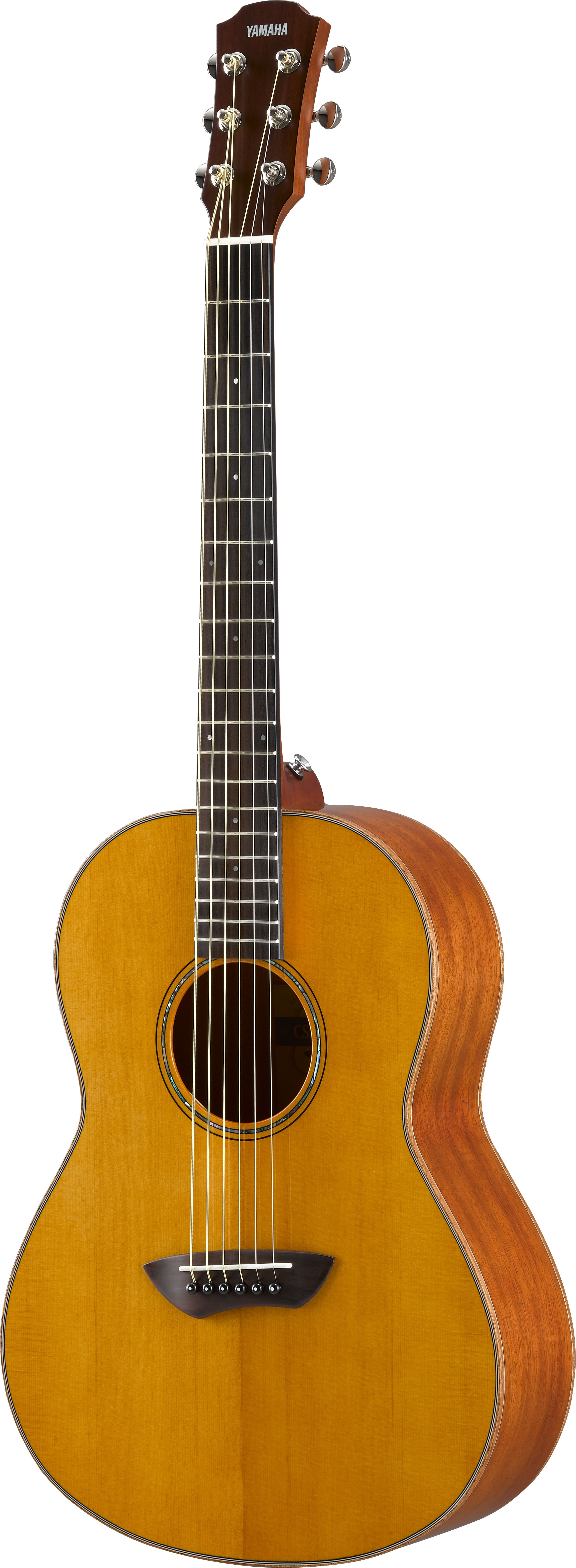 Se Yamaha CSF3M Parlor Guitar (Vintage Natural) hos Drum City