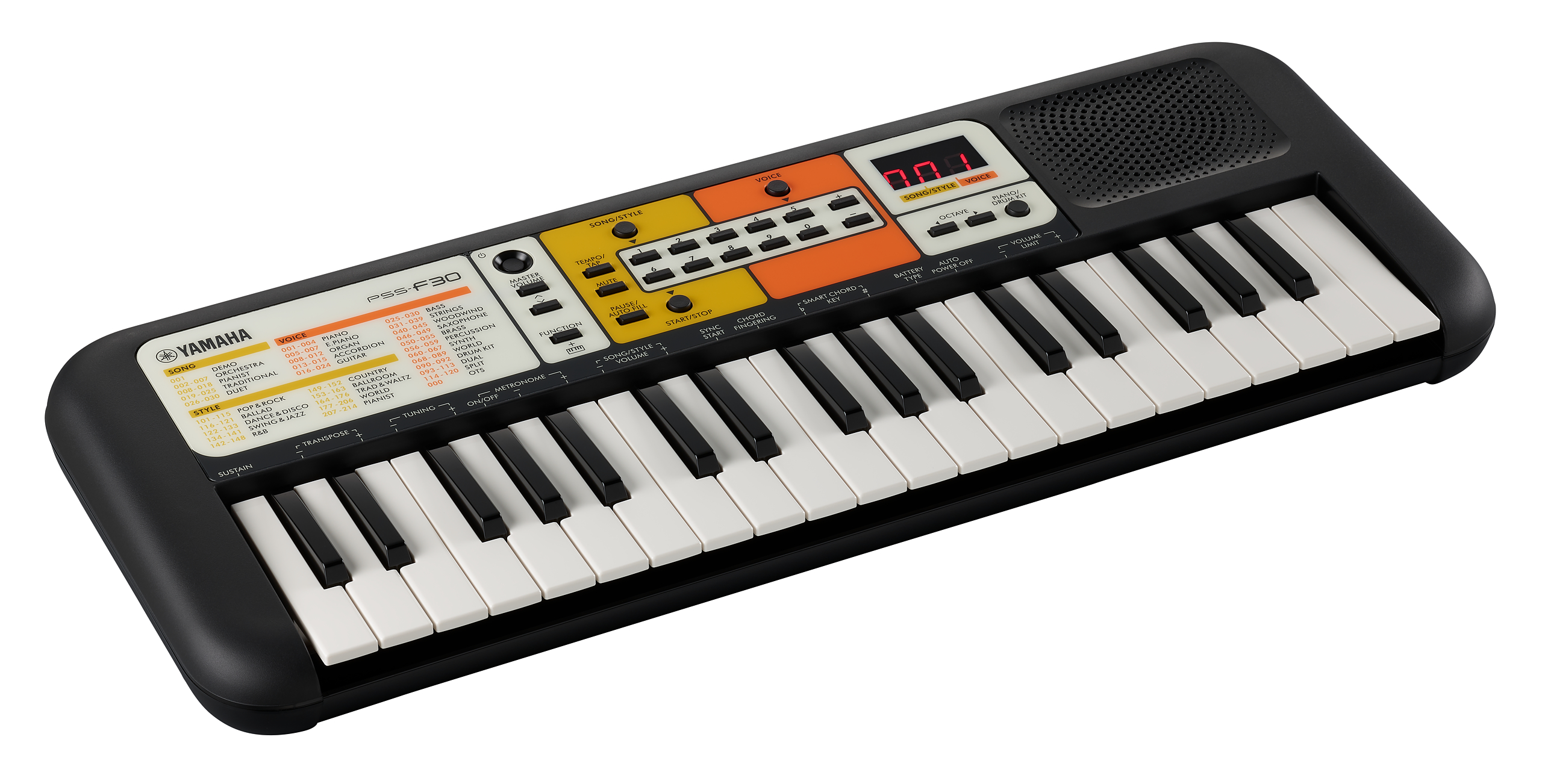 Yamaha PSS-F30 Børne Keyboard (Sort)