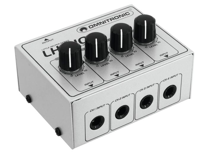 Omnitronic LH-010 4-kanals Passiv Mixer