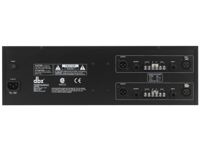 dbx 1231 2 x 31 Band Graphic Equalizer