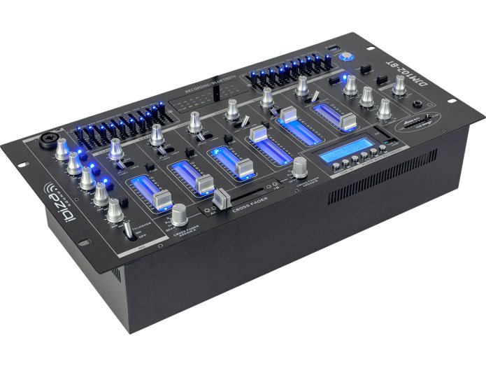 Ibiza 6-kanals Mixer/12 indgange m. USB og Bluetooth