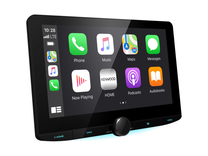 Kenwood DMX9720XDS Multimediaafspiller m. Trådløs Apple CarPlay (10.1")