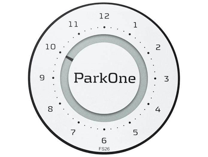 ParkOne2 Parkeringsskive (Hvid)