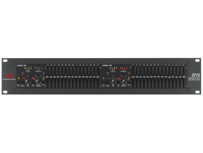 dbx 2215 2 x 15 Band Graphic Equalizer/Limiter