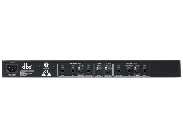 dbx 223S Stereo 2-Vejs/Mono 3-Vejs Delefilter