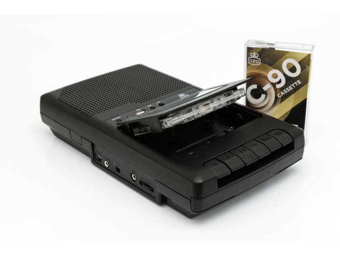 ild Savvy tage ned GPO CRS132 Kassettebåndoptager m. USB & mikrofon (Sort) -  Kassetteafspillere - Pioneershop.dk