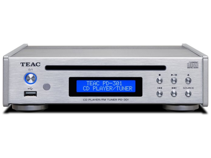 TEAC PD-301DAB-X/S, DAB+/FM og CD Afspiller (Slv)
