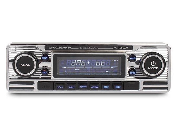 værdi for meget Et bestemt Caliber Retro Radio m. DAB+, Bluetooth og USB (Sølv) - Bilradio - Bluetooth  - Pioneershop.dk