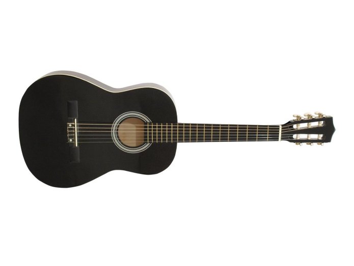 DiMavery AC-303 Classical Spanish Guitar 3/4 (Black)