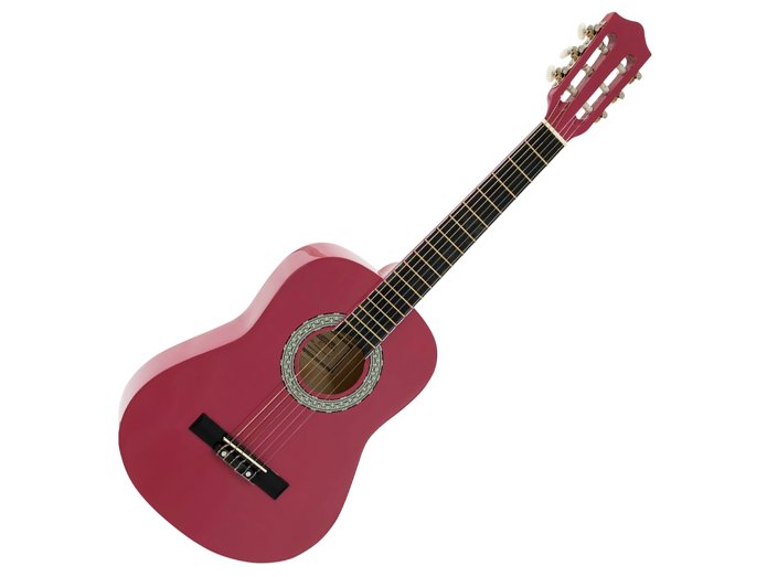 DiMavery AC-303 Klassisk Spansk Guitar 1/2 (Pink)