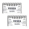 Pilas alcalinas Tesla Silver+ AA (48 uds.)