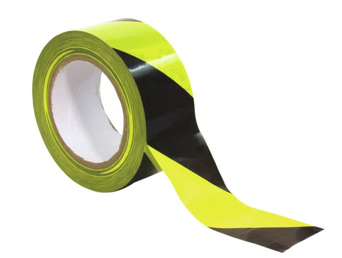 Safety tape yellow/black