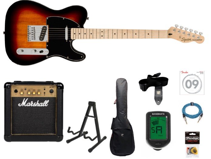 Fender Squier Affinity Telecaster Starter Pack (Sunburst)