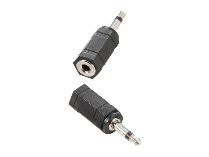 Adapter Audio Connector 3.5 mm Stereo Jack Female to 3.5 mm Mono Jack