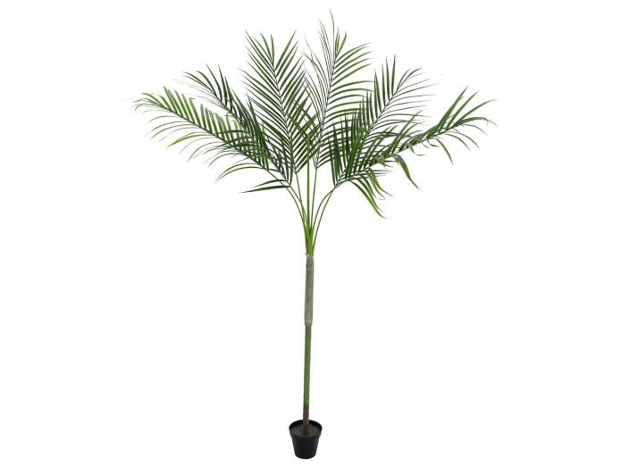 Kunstig Areca palme med store blader, 180cm