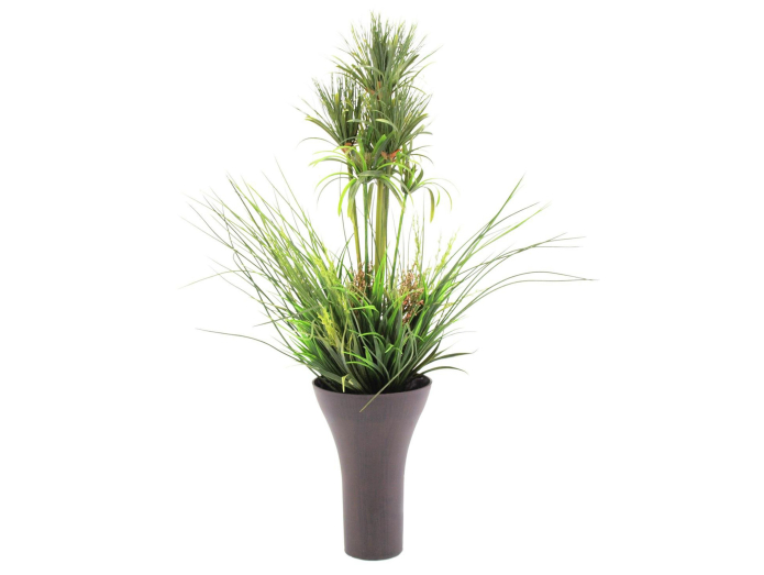 Kunstigt Græs Busk (90cm)