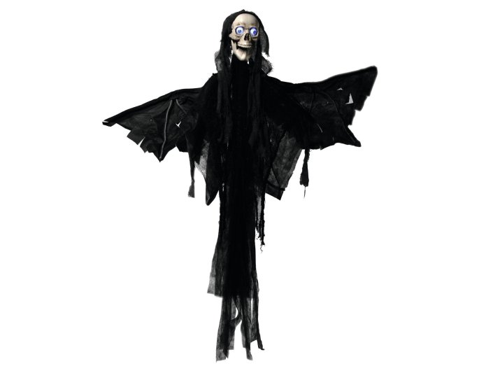 Halloween figur, dødens engel, 165cm