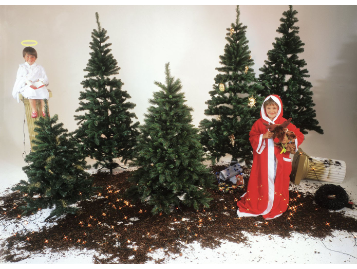 Kunstigt juletræ, 210cm