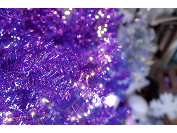 Artificial Christmas tree, purple, 240cm