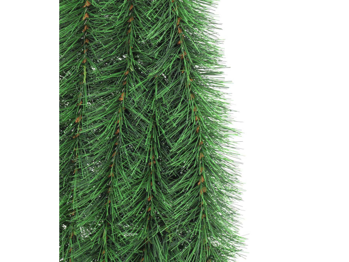 Kunstigt fladt juletræ, mørkegrøn, 120cm